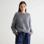 Datus angora-blend sweater (252 / W / MID GREY)