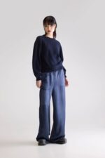 Ameka Crewneck Sweater (252 / W / NAVY) - Image 3