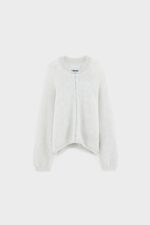 Asedi zip-up cardigan (252 / W / OYSTER) - Image 7