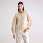 Dico chunky cardigan (252 / W / IVORY)