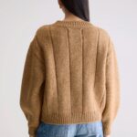 Dico chunky cardigan (252 / W / BISCUIT)