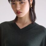 Slax cashmere sweater (252 / W / SCARABEE)
