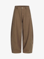 Riveted Pleated Casual Scimitar Pants