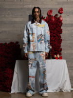 Artistic Renaissance Denim Set - 2484 - Image 3
