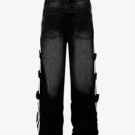 Street Stripe Paneled Work Jeans