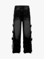 Street Stripe Paneled Work Jeans - Image 2