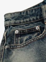 Retro Spray Monkey Washed Baggy Jorts - 2532 - Image 5