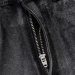 Retro Hand-Brushed Glitter Flare Jeans