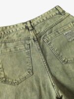 Washed Distressed Ripped Barrel Jeans - Image 6