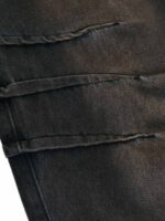 Washed Pleated Straight Jeans - 2263 - Image 7